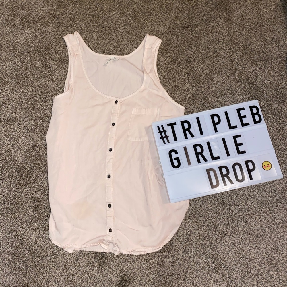 High/Low Taupe Tank